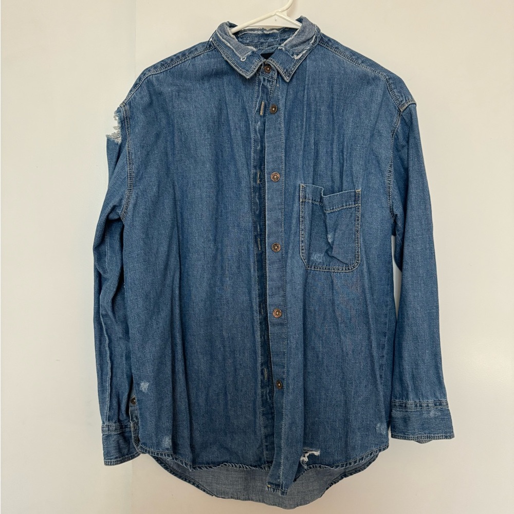 Denim Zara Large Shirt